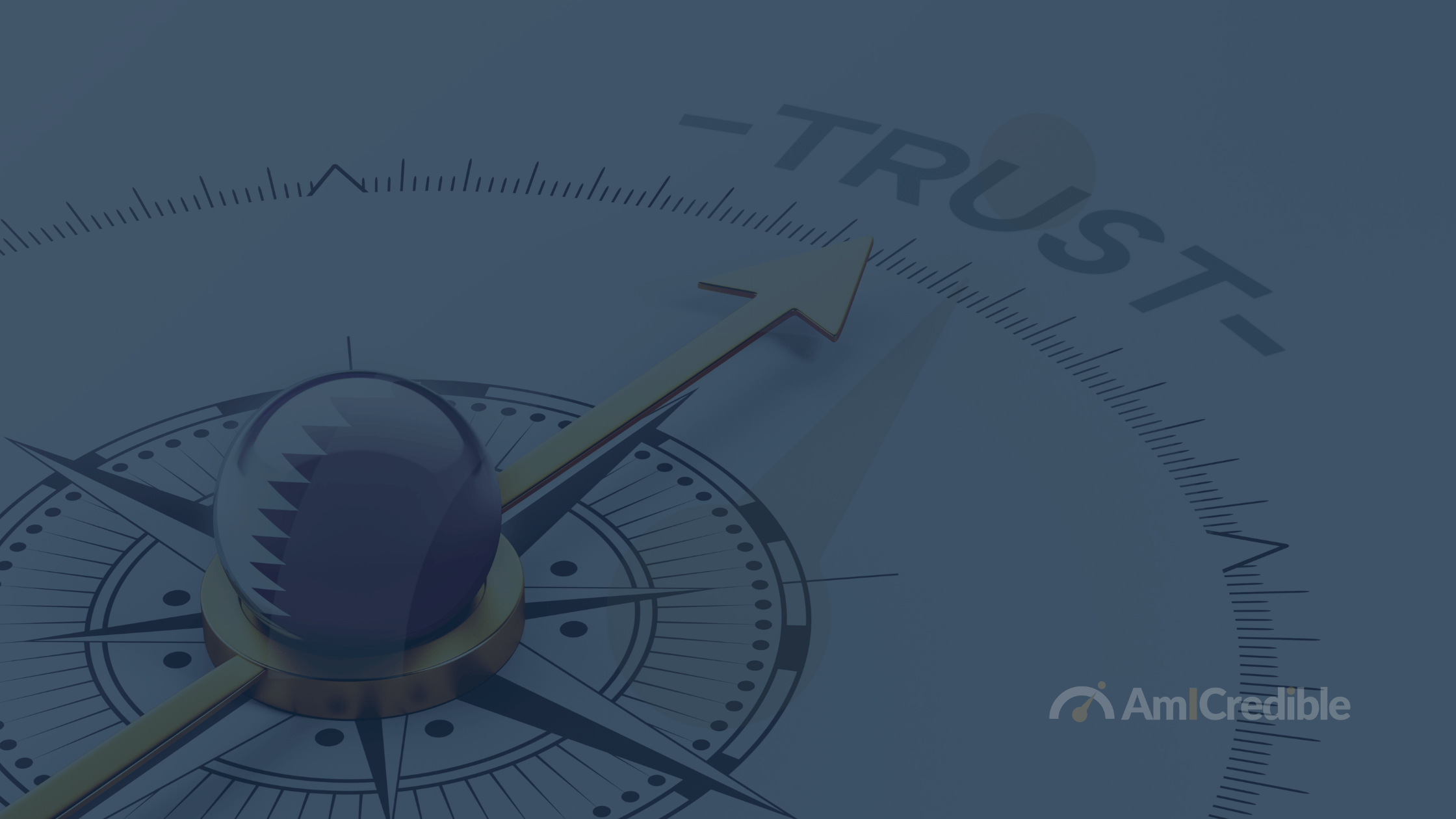 compass pointing to trust